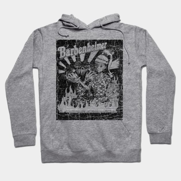 Barbenheimer Vintage Halloween Series Hoodie by Freya Fernand3z